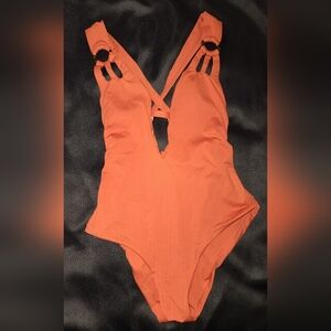 EUC BECCA Women's Orange Swimsuit
